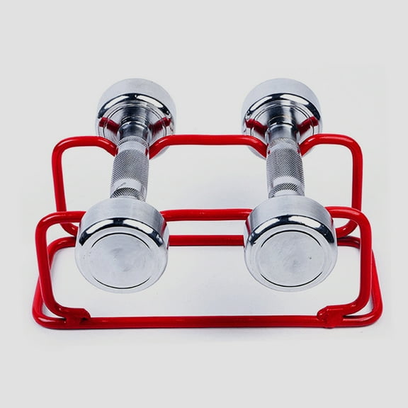 SWETRACE Dumbbell Storage Rack Red 1Pcs 11.8x4.3x3.9in Iron Prevent Rolling Home Gym
