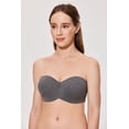 thumbnail image 4 of Delimira Women's Strapless Minimizer Bras Unlined Underwire Plus Size Multiway Bandeau Bras, 4 of 9