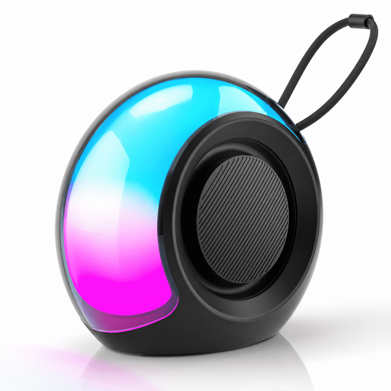 Bluetooth Speaker, 20W Stereo Sound Portable Speaker, Wireless Speakers with 8 Rgb Light, IPX5 Waterproof, 20H Playtime, TWS Pairing, 5 Playback Modes for Home/Party/Beach/Camping Essentials