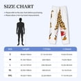 thumbnail image 2 of Salouo Christmas Gnomes In Leopard Print Pajama Pants for Men, Lounge Pants Elastic Waistband Casual Men's sleepwear Loungewear Sleep Pajama Pant -Large, 2 of 7