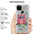thumbnail image 3 of CoverON Phone Design For Google Pixel 5a Case, Clear Flexible Soft Rubber Slim TPU Cover, Owl, 3 of 8