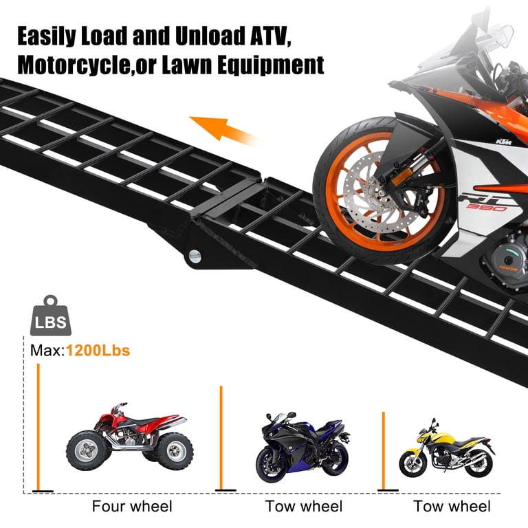 Motorcycle Ramp 2-Pack Aluminum Support Legs For Loading Ramps ...