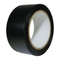 T.R.U. CVT-536 Black Vinyl Pinstriping Dance Floor Tape: 1.5 in. wide x 36 yds. Several Colors