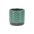 thumbnail image 5 of Cheungs 5780BL-L 6 x 6.25 x 5.5 in. Zajedani Lattice Pot, Turquoise, 5 of 5