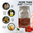 thumbnail image 3 of Cafetera Cold Brew Altura para boca ancha, tarro Mason Jar, 1 litro, 3 of 6