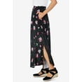 thumbnail image 3 of Woman Within Plus Size Petite Pull-On Elastic Waist Soft Maxi Skirt, 3 of 5