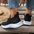 thumbnail image 5 of NOKIO Womens Tennis Shoes S𝗅ip On Laceless Trainers Shoes Non S𝗅ip Running Sneakers Gym Workout Comfortable Wide Width Sport Shoes Athlet𝗂c Bowling Shoes Fashion Lightweight Walking Shoes, 5 of 7