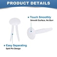 thumbnail image 4 of Uxcell 1000Pcs Paper Brass Fasteners Split Pins White 0.2 x 0.35", 4 of 7