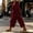 Red1, variant on Kojanyu Women's Casual Wide Leg Drawstring Pants Loose Elastic Waist Lounge Trousers with Multi Pockets Summer Beach Travel Outfits