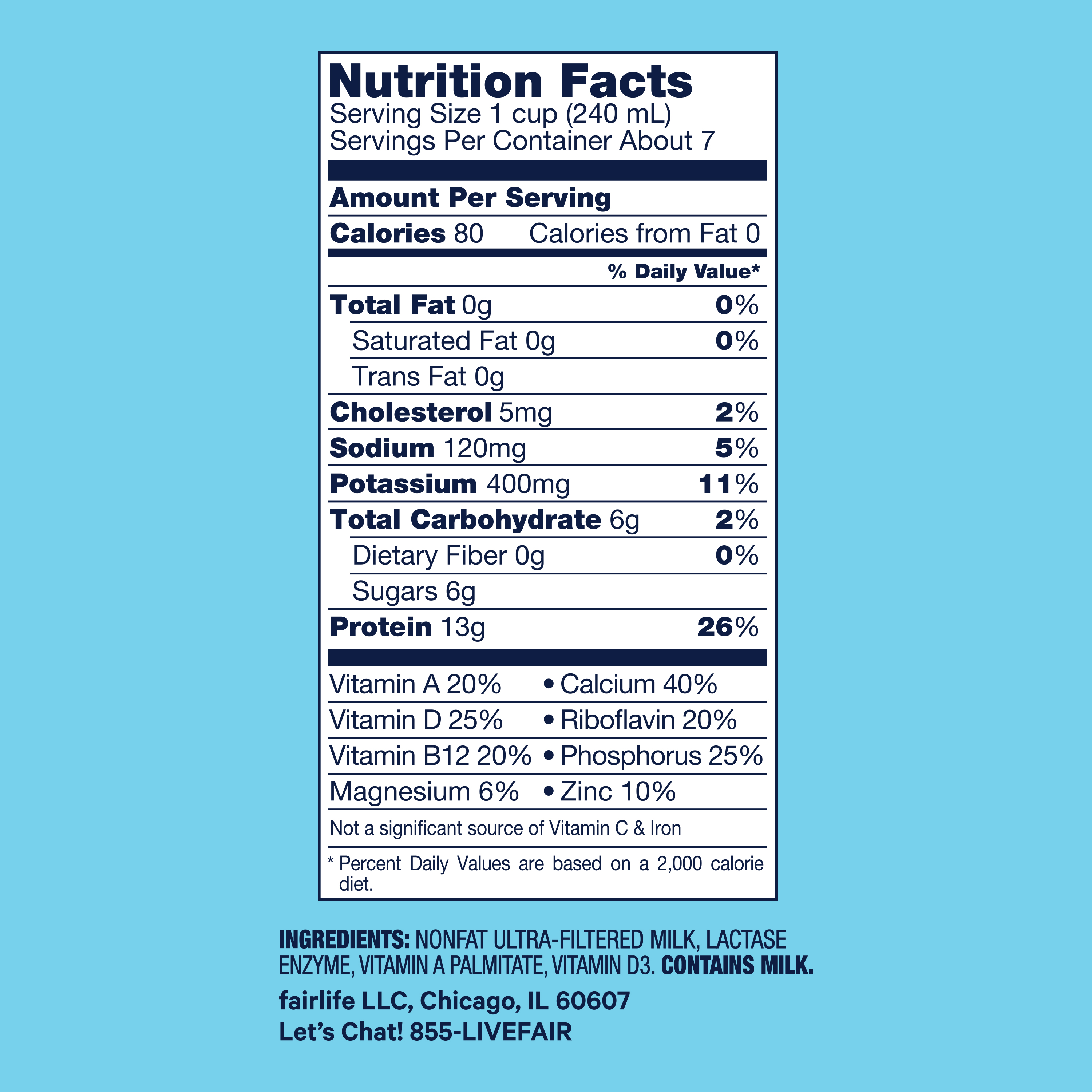 Skim Milk Nutrition Label Besto Blog