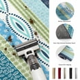thumbnail image 5 of Area Rugs 5'x7', Blue Green Geometric Carpet Runner Indoor Outdoor Rugs Home Decor Aesthetic, Boho Vintage Country Flowers Leaves Non Slip Mats Washable Accent Rug for Living Room Bedroom, 5 of 8