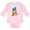 AD-Pink, variant on Inktastic First Birthday Boy Lion 1 Year Old Boys or Girls Long Sleeve Baby Bodysuit