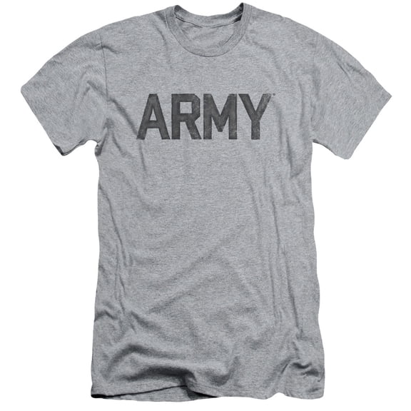 Army Star S/S Adult 30/1 T-Shirt Athletic Heather