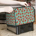 thumbnail image 7 of Balery Hand Drawn Strawberry Pattern Oven Cover Kitchen Bread Machine Protector, 2 Slice Toaster Cover for Home, Anti Dust Fingerprint Coaster Cover, 7 of 7
