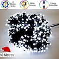 thumbnail image 3 of Luces navideñas serie Blanco FRIO 10 Metros 200 LEDs DOSYU DY-ICE200L-V8, 3 of 5