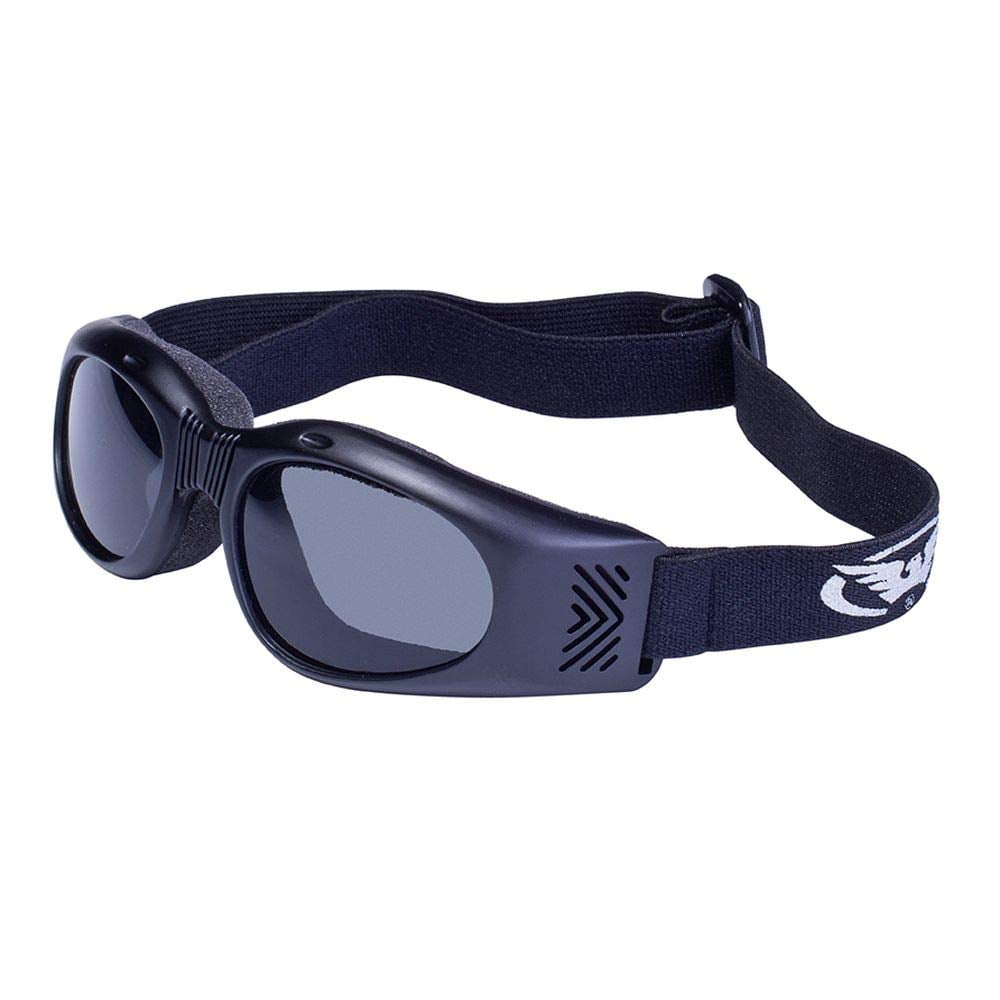 Air Jacket Smoked Motorcycle Goggles Padded for Dust Storm