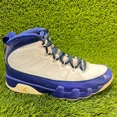 thumbnail image 1 of Ni - ke Ni - ke Air Jordan 9 Retro Mens Size 10.5 Blue White Athletic Shoes Sneakers, 1 of 5