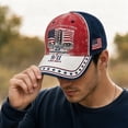 thumbnail image 2 of Adult 3D Print Ball Cap 911 Graphic Baseball Cap Men Women Sun Visor Duckbill Hat Unisex Embroidered Hat Outdoor, 2 of 4
