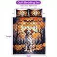 thumbnail image 5 of Mummy Brittany Spaniel Happy Halloween with Pumpkins Bats Spooky Fun Quilt Bedding Set Brittany Dog Lover Gifts Idea 1 Blanket Bed Cover 2 Pillowcases - 00019, 5 of 5