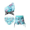 thumbnail image 2 of vastwit Girls 3 Piece Tankini Set Quickly Dry Swimsuit Summer Beach Sports Bathing Suit Leaf 16, 2 of 5