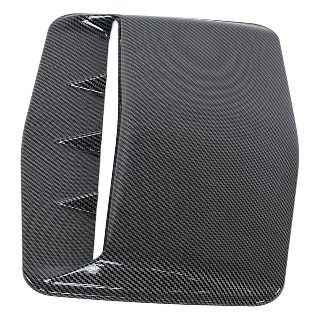 Vehicle Air Vent Cover, Durable Pretty Design Car Hood Scoop Wide Compatibility For Automotive Carbon Fiber Style