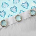 thumbnail image 4 of Homewish Cute Cartoon Loves Curtains Pack of 2 (42x84 Each),Kawaii Heart Print Curtains Blackout,Light Blue Bedroom Curtains For Girls,Microfiber Bedroom Decor, 4 of 6