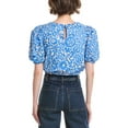thumbnail image 2 of Endless Rose womens English Factory Printed Elastic Top, l, Blue, 2 of 3