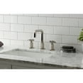 thumbnail image 2 of Kingston Brass KS1416RKX Webb Widespread Bathroom Faucet with Knurled Handle and Push Pop-Up Drain, Polished Nickel, 2 of 8