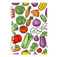 thumbnail image 7 of FORMRS 1-Subject Spiral Notebook 8" x 5" College Ruled 60 Refillable Sheet A5 Hard Cover, 2 Pack, Vegetables Pattern, 7 of 7