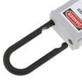 thumbnail image 4 of PL38-KD 38 mm PVC Curved Keyed Padlock Safety Lockout Padlock Grey, 4 of 9