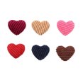 thumbnail image 4 of GOOHOCHY 40Pcs Heart Shape Buttons Fabric Covered Buttons Assorted Color For Sewing And Decoration On Clothes, 4 of 8