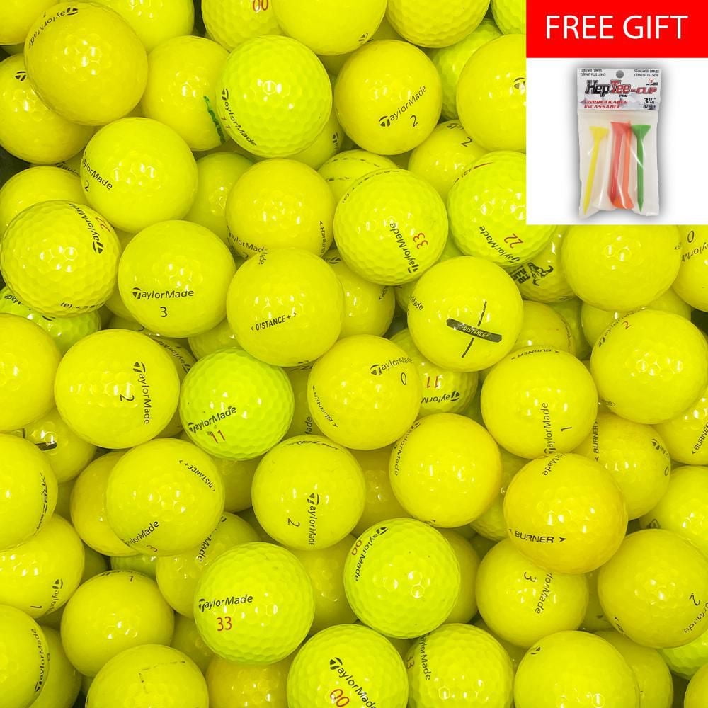 Mulligan - 77 Taylormade Mix AAA Recycled Used Golf Balls, Yellow