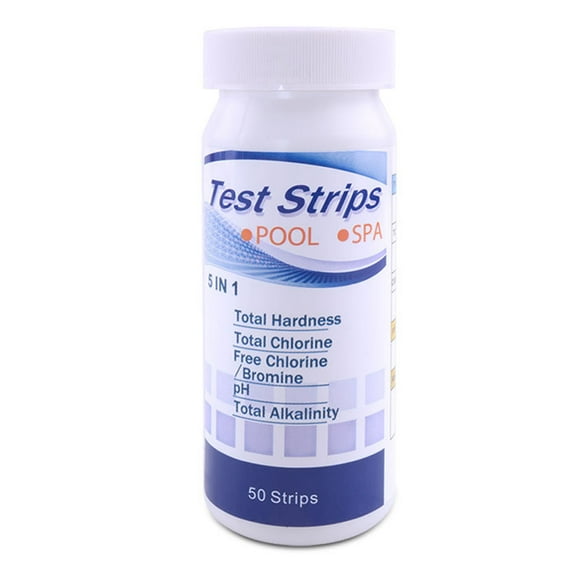 ZOUSSIQI Water Test Strip PH Value Total Hardness Test Strip Pool Test Strip for Aquarium Pond 5 in 1 JU316-132189