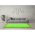 thumbnail image 3 of Ahgly Company Indoor Round Abstract Green Modern Area Rugs, 4' Round, 3 of 4