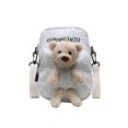 thumbnail image 4 of Bolsa Cute Bear Doll de hombro Mujeres Niñas Canvas Lovely Crossbody Phone Pouch Tmvgtek Para Estrenar, 4 of 9