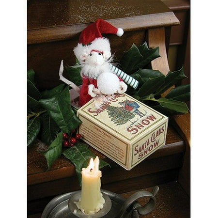 Byers' Choice Mouse in Christmas Snow Box