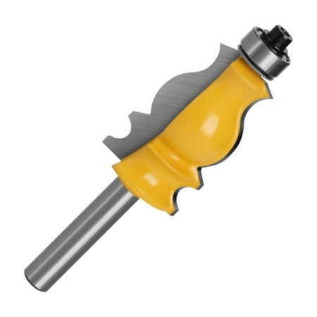 lixuesong High Performances 6mm Shanks Hard Metal Fish Tail Milling Cutter For Woodworking And Decorative Edges Shaping