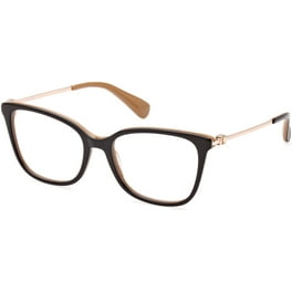 MAXMARA 長方形フレムメカネ MM5105 038 Eyeglasses MaxMara MM 5118 -B 014 Shiny Light Ruthenium