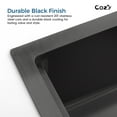 thumbnail image 4 of Stainless Steel Kitchen Sink, 33x22″ Single Bowl Overmount Handmade Sink, with Cutting Board, Colander, Each, SS-BL01D-332208-2, 4 of 12