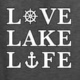 thumbnail image 4 of Wild Bobby, Anchor Wheels Love Lake Life, Men Long Sleeve Shirt, Heather Black, X-Large, 4 of 4
