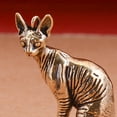 thumbnail image 6 of Brass Figurines Cats Statues Shelf Decors Accent Cats Decorative Objects Tabletop Centerpieces for Home Decors, 6 of 8