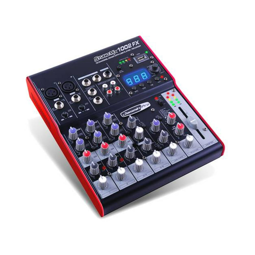 Dj Tech STUDIOMIX1002FX Compact Pa Mixer W/an Outstanding Usb Port