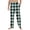 Gray, variant on Men's Home Soft Plaid Print Pajama Pants Drawstring with Pockets, Casual Sports Pants for Sleep and Lounge Comfort,Army Green,L
