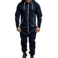 thumbnail image 1 of Tmall Combinaison à Capuche pour Hommes, Combinaison à Fermeture Éclair, Combinaison Décontractée d'Hiver, 1 of 4
