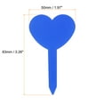 thumbnail image 2 of Uxcell 200pcs Plastic Plant Labels 3.26" x 1.97" Reusable Waterproof & Sun-Proof Garden Tags, Blue, 2 of 7