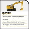 thumbnail image 4 of Diecast Masters 1:50 Caterpillar 320F L Hydraulic Excavator | High Line Series Cat Trucks & Construction Equipment | 1:50 Scale Model Diecast Collectible | Diecast Masters Model 85931, 4 of 8