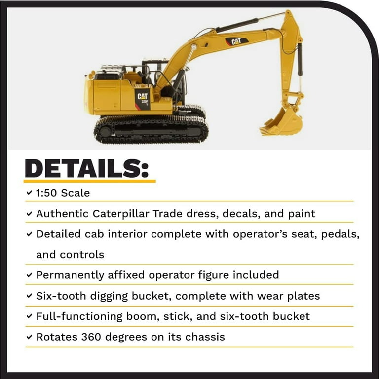 Diecast Masters 1:50 Caterpillar 320F L Hydraulic Excavator Diecast Masters 1:50 Caterpillar 320F L Hydraulic Excavator