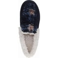 thumbnail image 4 of Vionic Women's Claribel Orthotic Supportive Slipper Navy Blazer Plaid Shearling 8M, 4 of 6