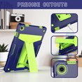thumbnail image 3 of Dteck Case for Samsung Galaxy Tab A9+ 11”, Heavy Duty Shockproof Rugged Protective Case with Kickstand for Samsung Galaxy Tab A9+ / A9 Plus 11” 2023 (SM-X210/X216/X218),Navy Green, 3 of 5