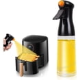 thumbnail image 1 of Rociador de aceite de cocina, rociador de aceite de oliva - Boquilla giratoria de vidrio Dispensador de rociador de aceite Gadget de cocina, utilizado para freidora, ensalada, hacer, hornear, freír, barbacoa (200 ml) Sincero Electrónica, 1 of 5